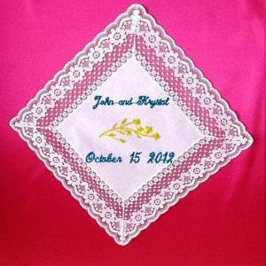 Bridesmaid, Maid Of Honor Heirloom Embroidered,..